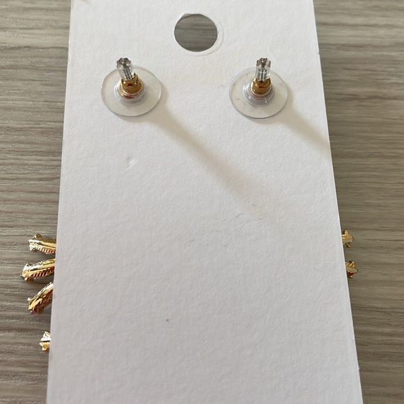 Express Rhinestone Flower Drop Earrings - Picture 8 of 8